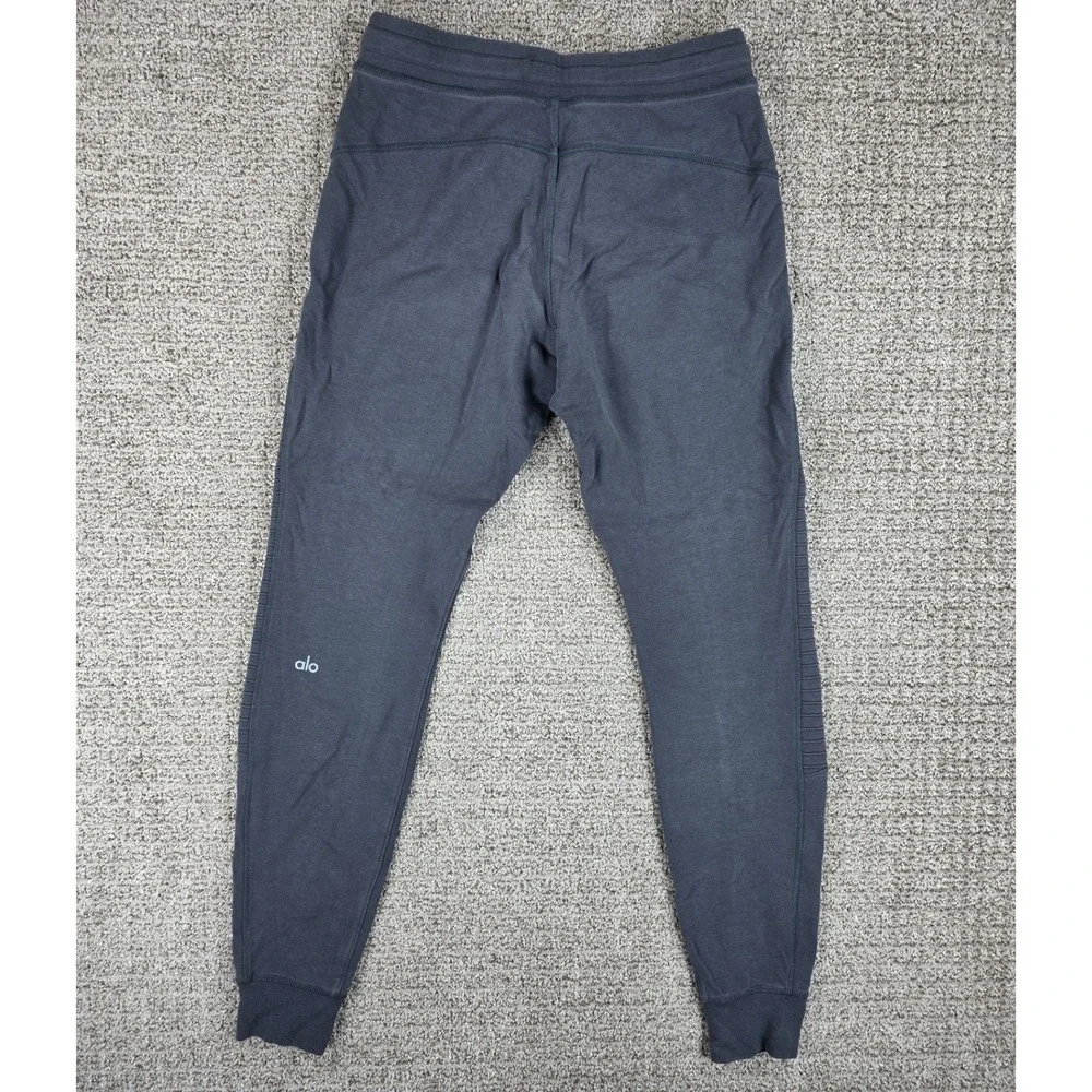 Alo Yoga Urban Moto Joggers Sweatpants Women's‎ XS Gray Pockets